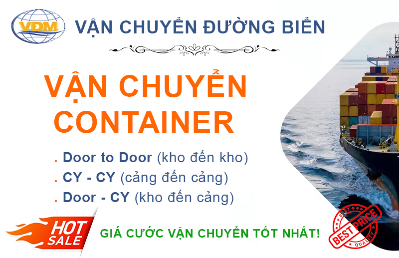 Dịch vụ vận chuyển container bằng đường biển