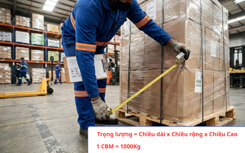 Cách tính CBM và hàng lẻ LCL khi thực hiện vận tải hàng hóa bằng đường biển.