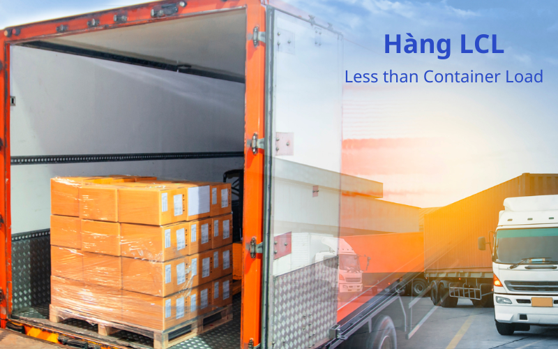 Dịch vụ ghép hàng lẻ LCL giúp tiết kiệm cước phí vận tải container khi không đủ hàng nguyên chuyến.