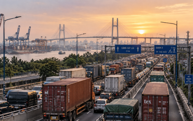 Điểm nghẽn hạ tầng logistics việt nam