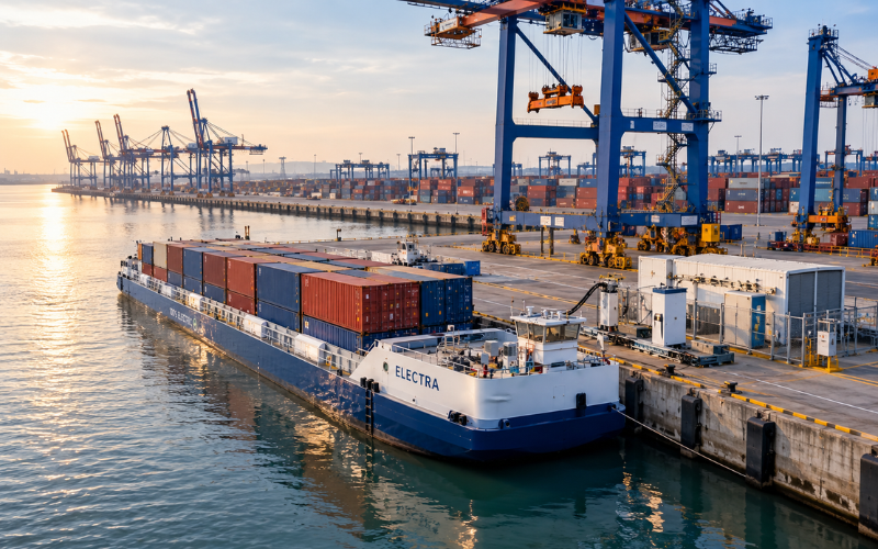 Vai Trò Của Hệ Thống Trạm Sạc Tại Cảng Gemalink