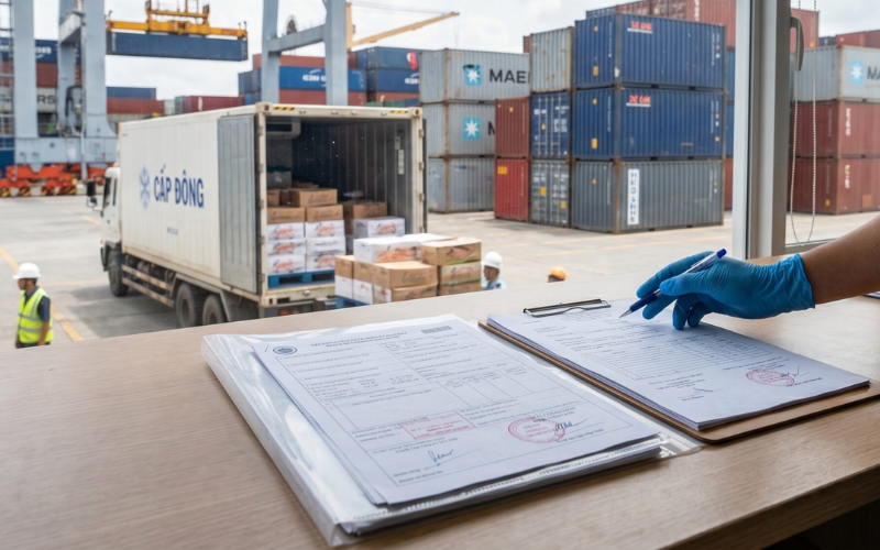 Customs Clearance Documents Sea Freight Transport