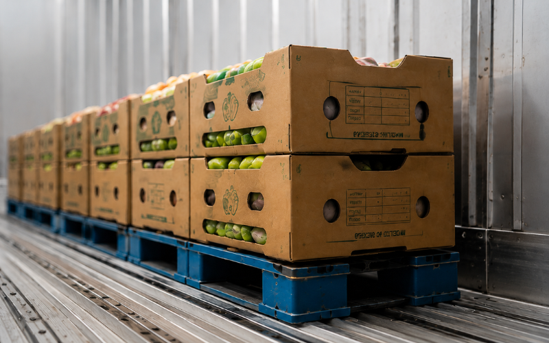 Phương pháp đóng gói và xếp hàng nông sản trong container