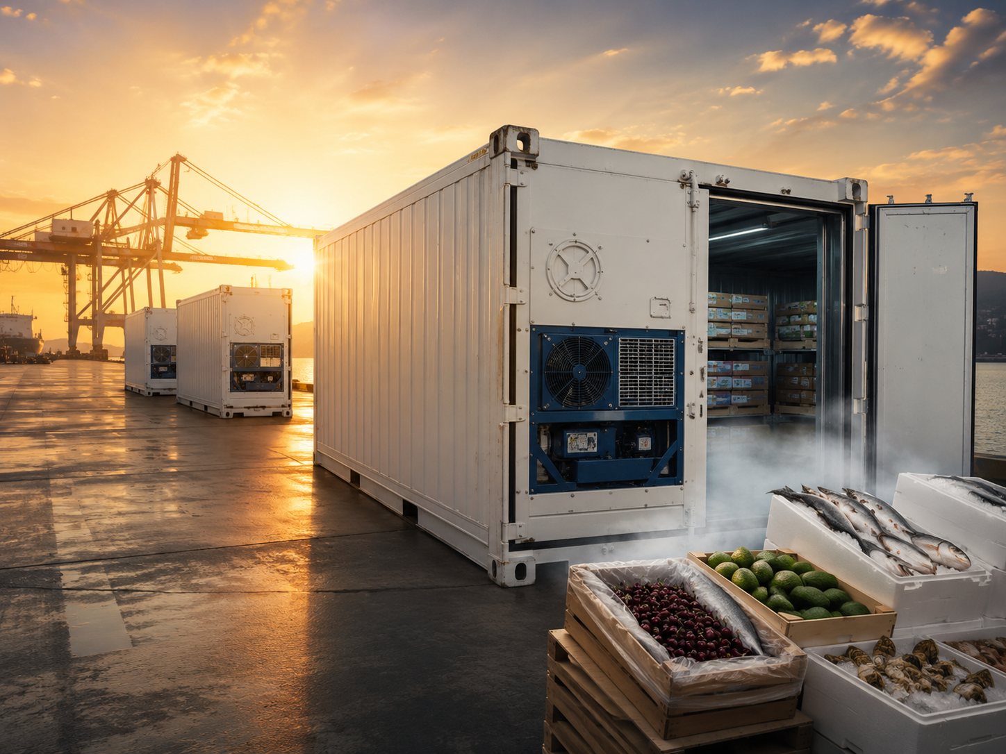 Phân Loại Các Container Chuyên Dụng Cho Hàng Đông Lạnh 